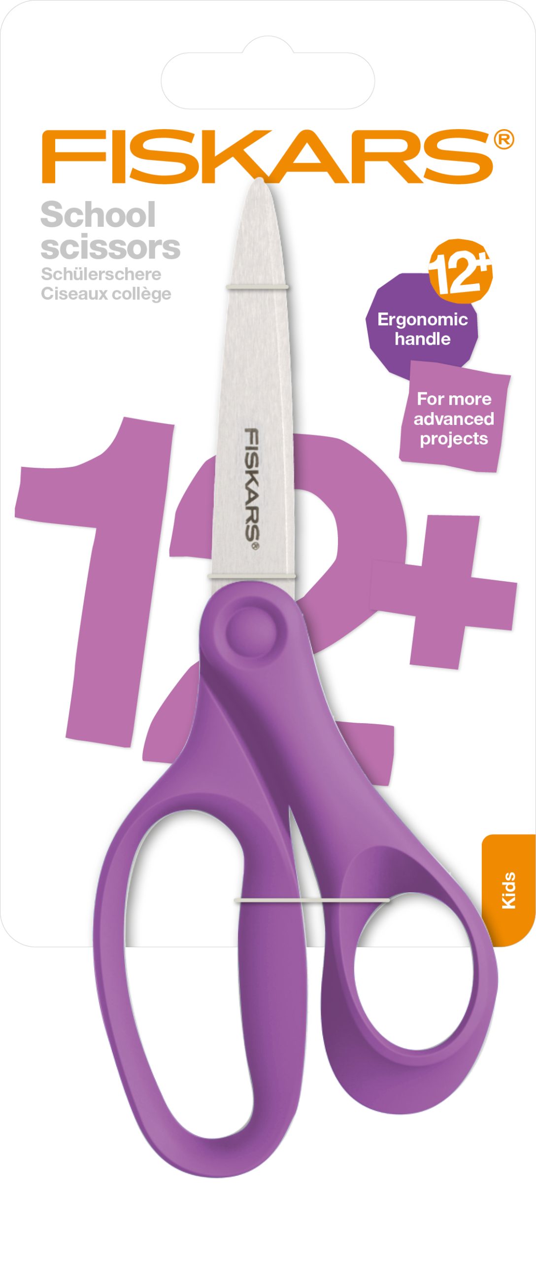 FISKARS-1067857-6424002017394 FISKARS Schulschere 18cm 1067857 violett, Rechtshänder – Hochwertig & günstig bei ShopDeca