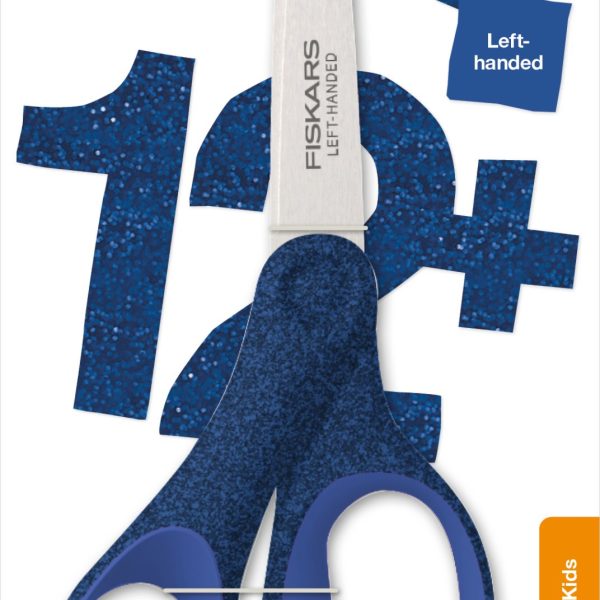 FISKARS Schulschere 18cm 1067862 blau, Linkshänder