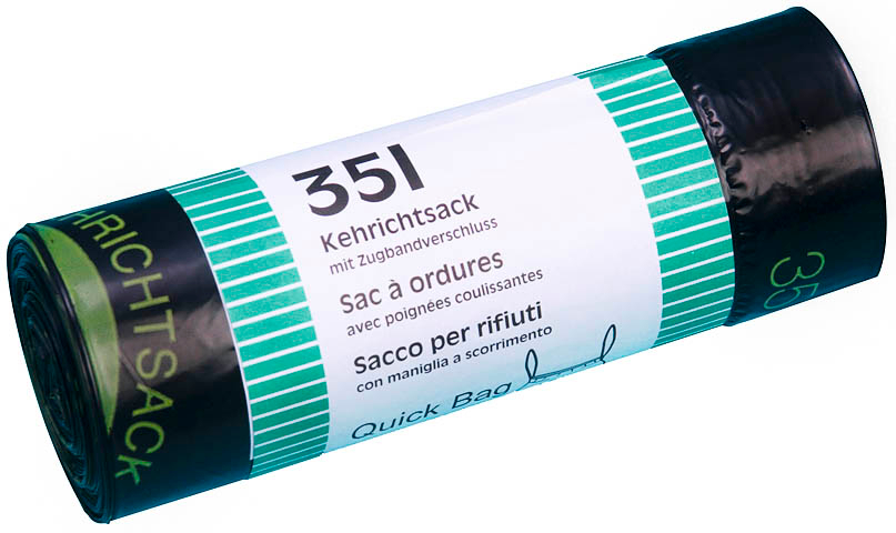 FLEXIPLAST-1114-7640113791148 FLEXIPLAST Kehrichtsäcke OKS 35lt 1114 40my, LD-PE, schwarz 20 Stück – Hochwertig & günstig bei ShopDeca