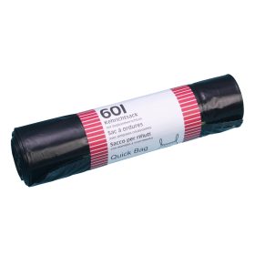 FLEXIPLAST Kehrichtsäcke OKS 60lt 1116 45my, LD-PE, schwarz 10 Stück
