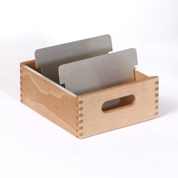 FLÜCK Karteikasten A6 A6QUER/20 Buche 17.1x7.6x20cm