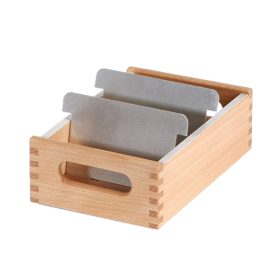 FLÜCK Karteikasten A7 A7QUER/15 Buche 12.8x6x15cm