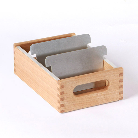 FLÜCK Karteikasten A7 A7QUER/20 Buche 12.8x6x20cm