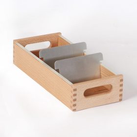 FLÜCK Karteikasten A7 A7QUER/30 Buche 12.8x6x30cm