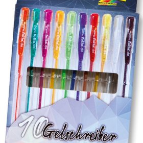 FOLIA Roller Black Style 1913 glitter, 10 Stück