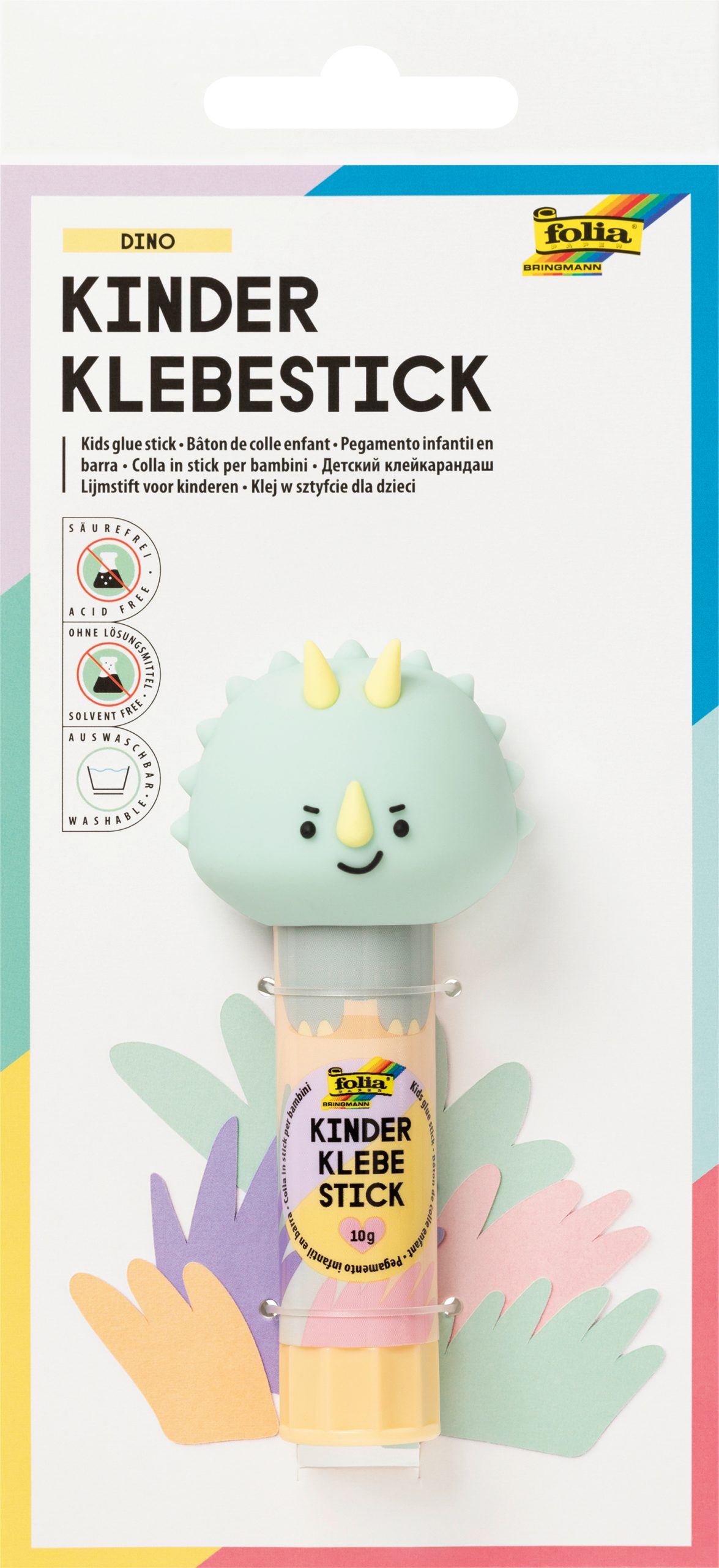 FOLIA-2414-4001868142556 FOLIA Klebestift 10g 2414 Kids Dino – Hochwertig & günstig bei ShopDeca