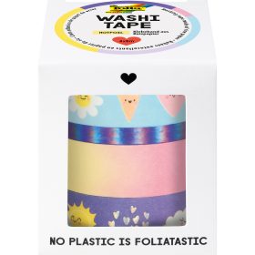 FOLIA Washi Tape Set Sunnyside 26453 Hotfoil 4 Stück