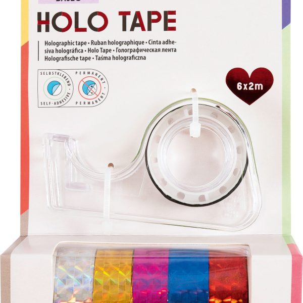 FOLIA Holo Tape 12mmx2m 306 Basic 6 Stück
