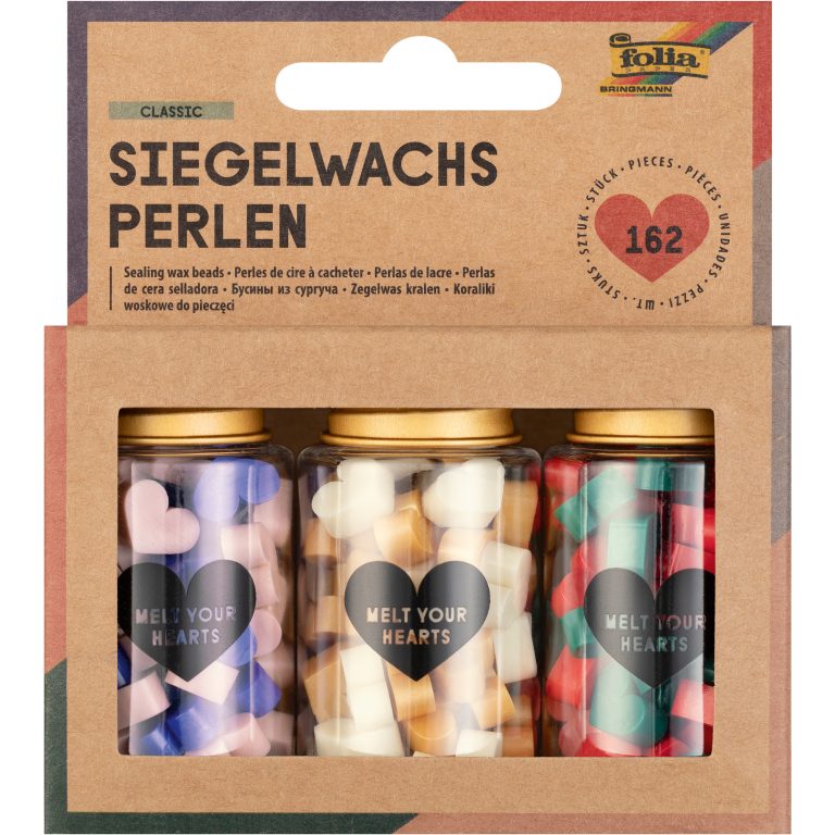 FOLIA Siegelwachs Perlen Classic 31419 162 Perlen