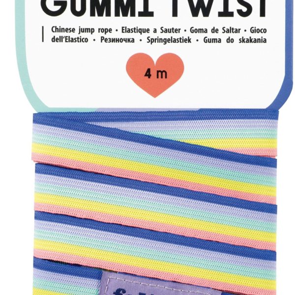 FOLIA Gummi-Twist Rainbow 4m 33178
