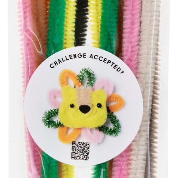 FOLIA Chenilledraht 8mmx50cm 779893 Safari 10 Stück