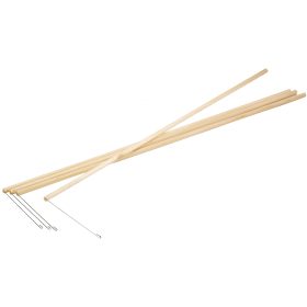 FOLIA Laternenholzstäbe 8x600mm 980 50 Stück
