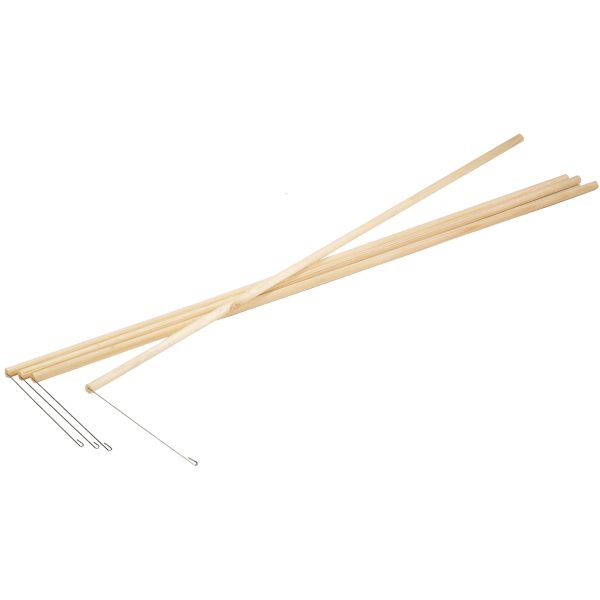 FOLIA Laternenholzstäbe 8x600mm 980 50 Stück