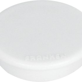 FRANKEN Haftmagnete 24mm HM20 09 weiss 10 Stück