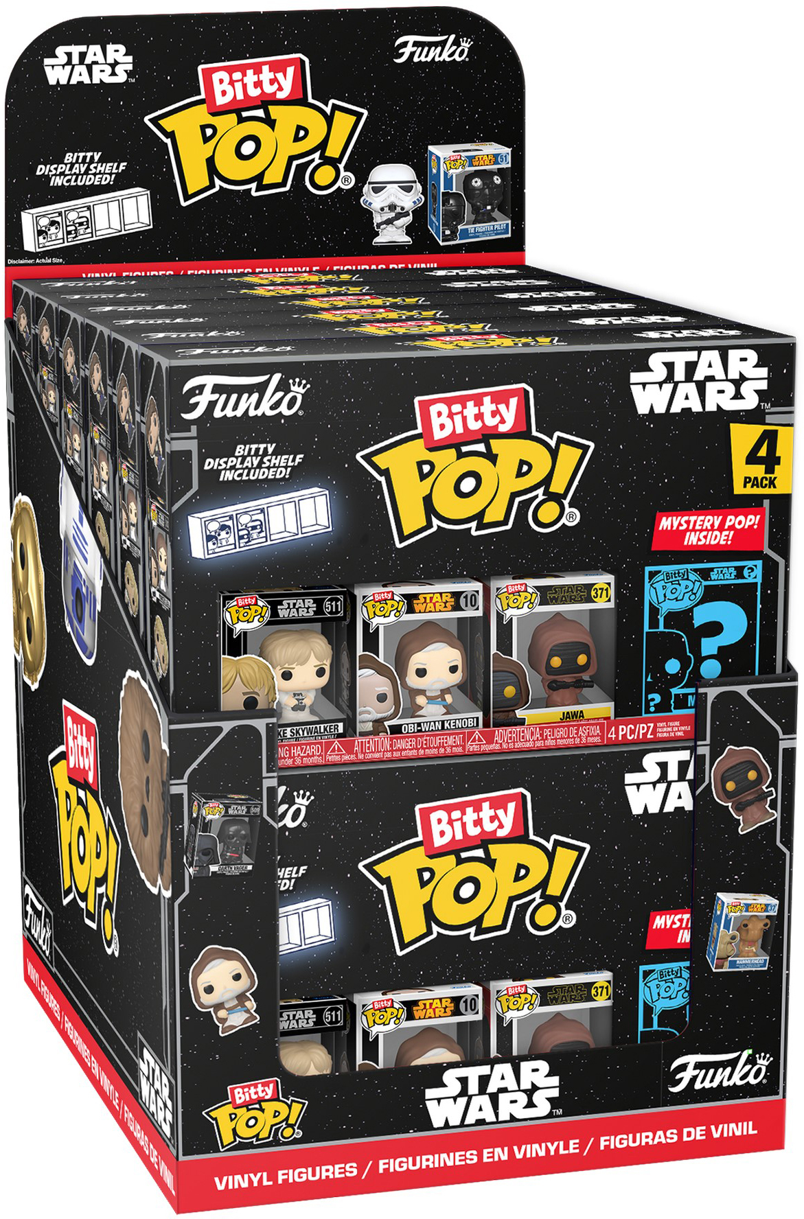 FUNKO-5380.76341-0889698763417 FUNKO Bitty POP 5380.76341 Star Wars 12x4 Stück – Hochwertig & günstig bei ShopDeca