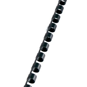 GBC Plastikbindrücken 8mm A4 4028174 schwarz, 21 Ringe 100 Stück