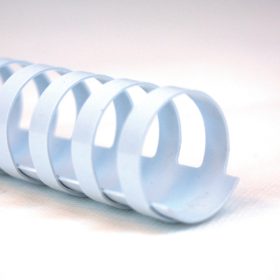 GBC Plastikbindrücken 8mm A4 4028194 weiss, 21 Ringe 100 Stück