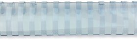 GBC Plastikbinderücken 45mm A4 4028206 weiss, 21 Ringe 50 Stück