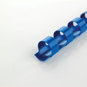 GBC Plastikbindrücken 6mm A4 4028233 blau, 21 Ringe 100 Stück