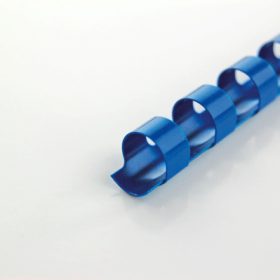 GBC Plastikbindrücken 14mm A4 4028238 blau, 21 Ringe 100 Stück