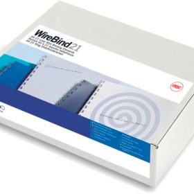 GBC Drahtbinderücken 12mm A4 IB165320 schwarz, 21 Ringe 100 Stück