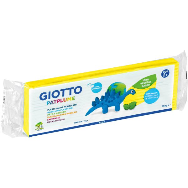 GIOTTO Knete Patplume 350g 510101 yellow