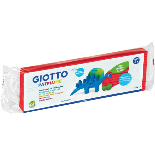 GIOTTO Knete Patplume 350g 510102 red