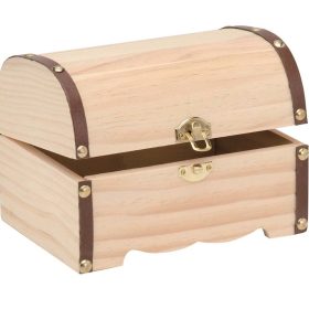 GLOREX Schatztruhe 18x13x12.5cm 62003280 Holz