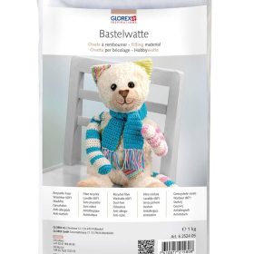 GLOREX Bastelwatte 1kg 6252405 weiss