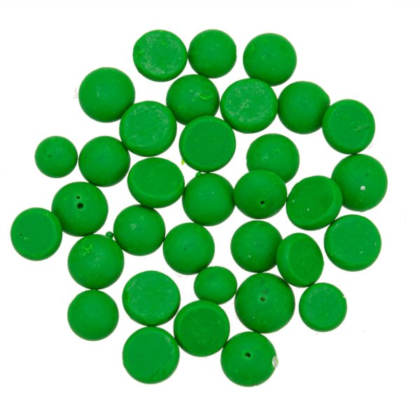 GLOREX Wachsfarbe 5g 68613212 neon grün in Pastillenform