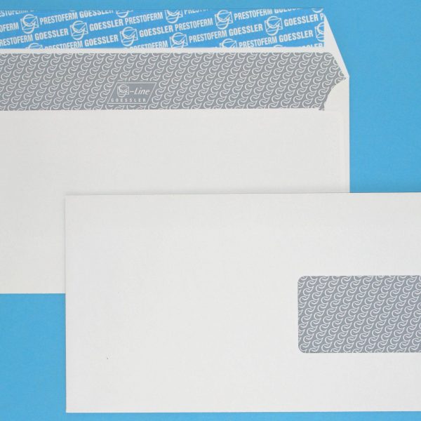 GOESSLER Couvert G-Line m/Fenster C5/6 2032 100g, weiss 500 Stück