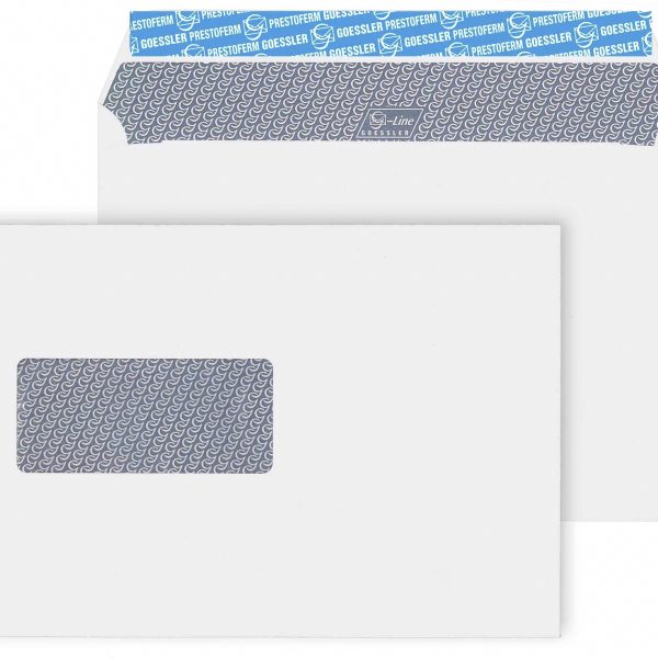 GOESSLER Couvert G-Line m/Fenster C5 2063 100g, weiss 500 Stück
