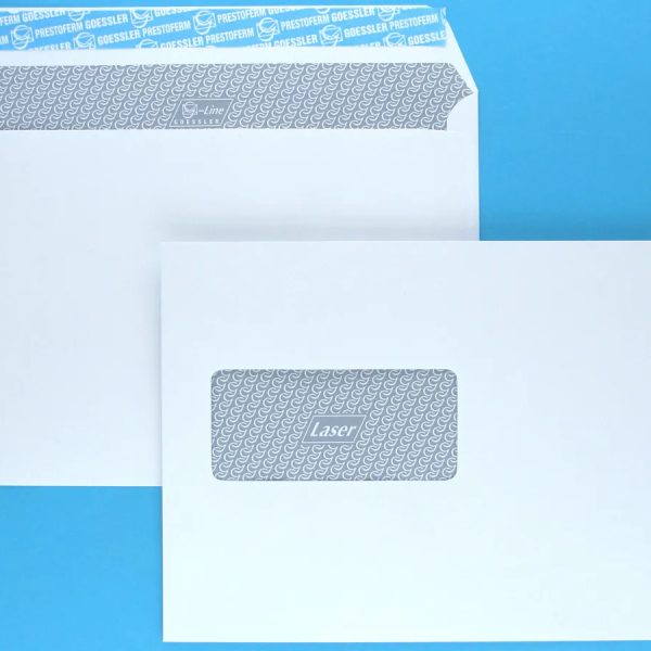 GOESSLER Couvert G-Line m/Fenster C5 3063 100g, weiss 500 Stück