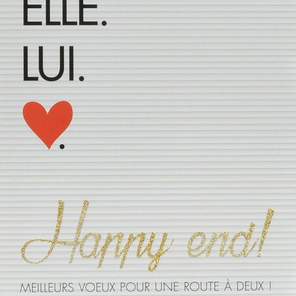 GOLDBEK Hochzeitskarte FR B6 8443 Tandem