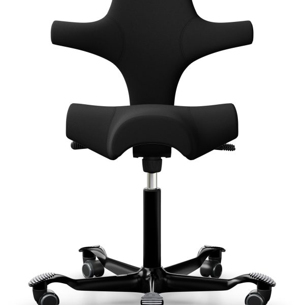 HAG Bürodrehstuhl Capisco 8106 8106-STD schwarz/schwarz