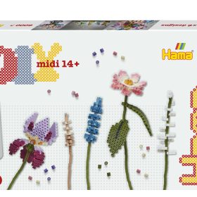 HAMA Bügelperlen Set Midi 3622 Blumenstrauss
