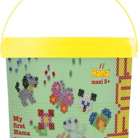 HAMA Bügelperlen Maxi 8806 3000 Perlen und 4 Platten