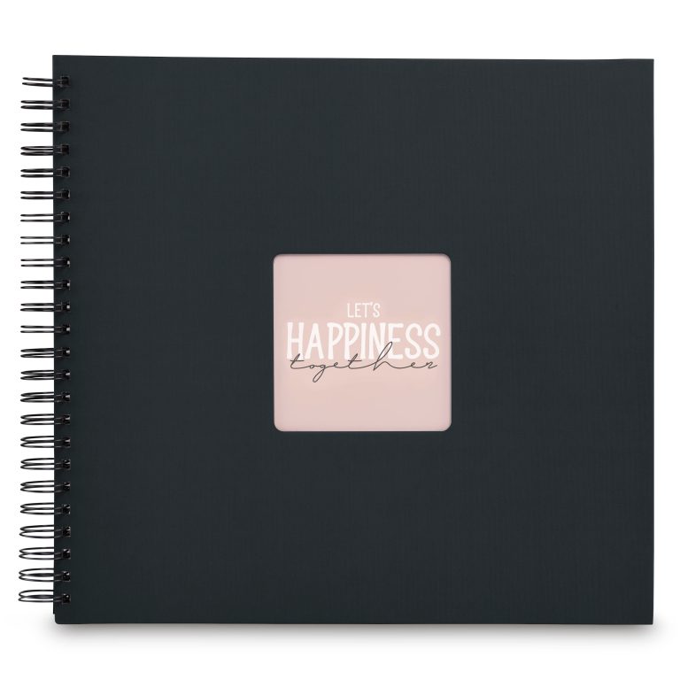 HAMA Spiralalbum Fine Art 36x32cm 9835 new black 25 Blatt