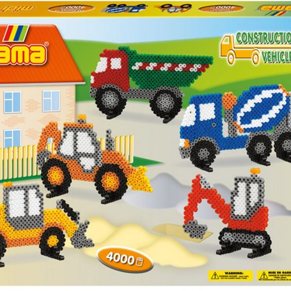 HAMA Bügelperlen Set Midi G1013143-0 Baufahrzeuge