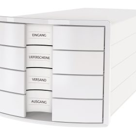 HAN Schubladenbox IMPULS A4/C4 14.75 weiss 4 Schubladen