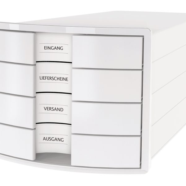 HAN Schubladenbox IMPULS A4/C4 14.75 weiss 4 Schubladen