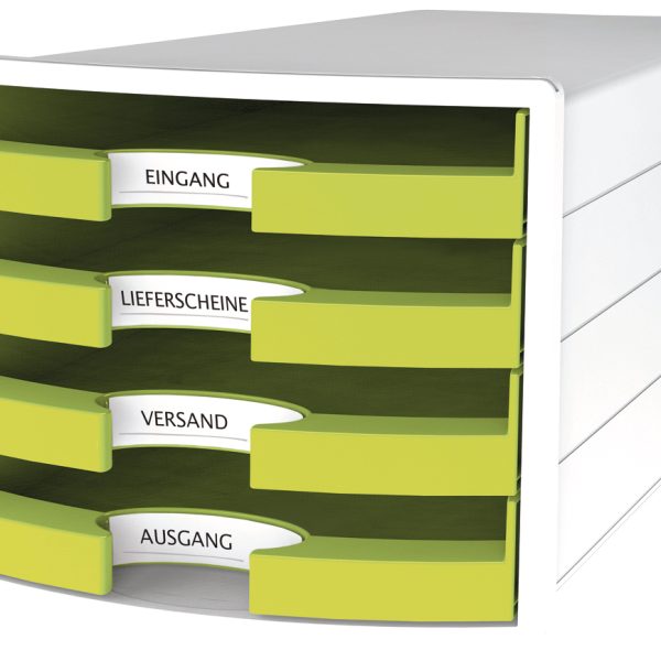 HAN Schubladenbox IMPULS A4/C4 14.75 lemon 4 Schubladen