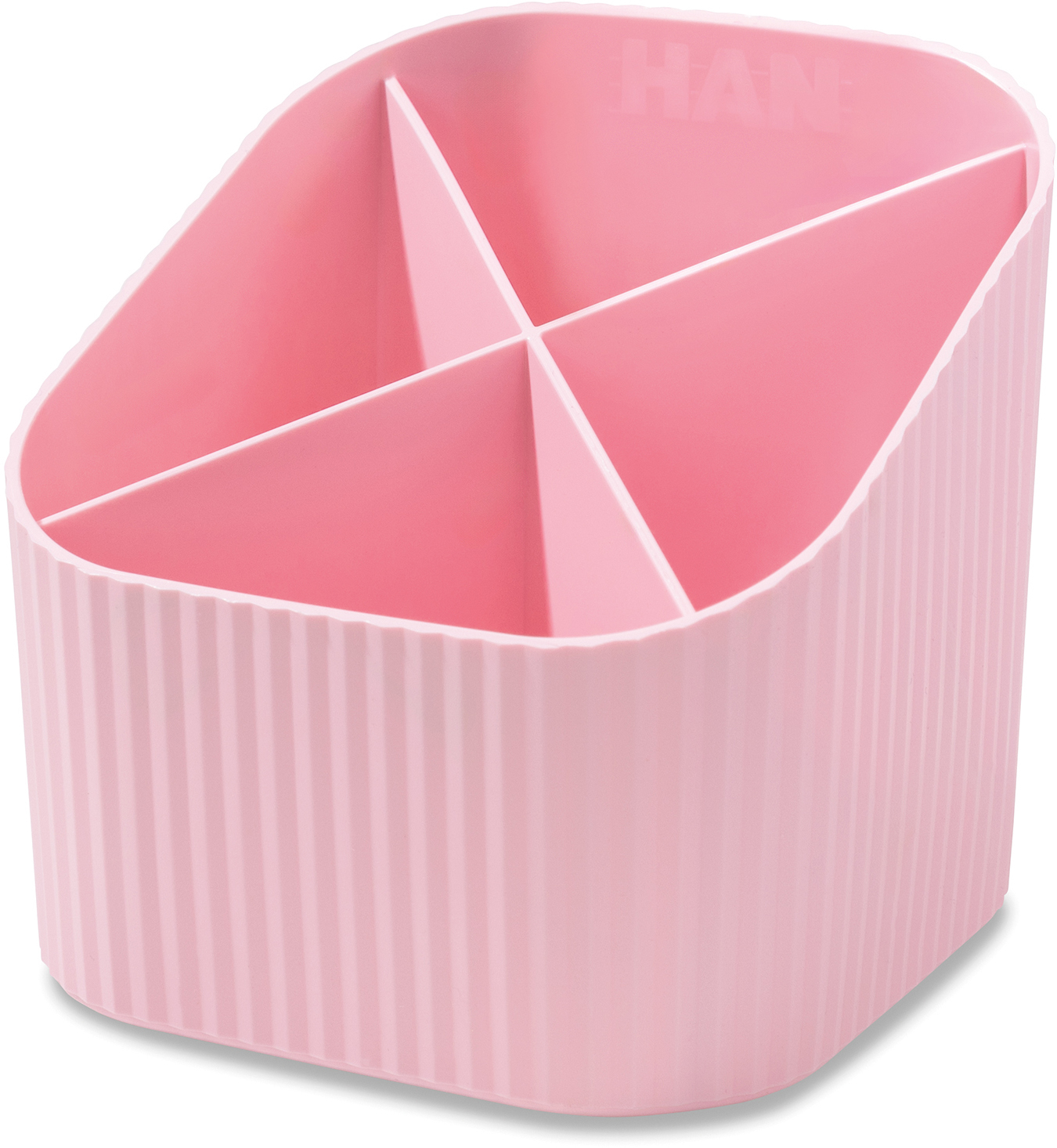 HAN-2.74-4012473120549 HAN Stifteköcher Re-X-LOOP 2.74 pastellrosa 4 Fächer – Hochwertig & günstig bei ShopDeca