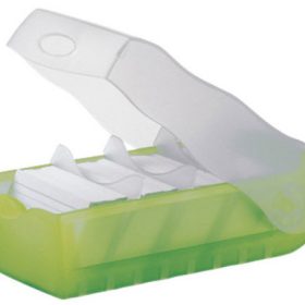 HAN Karteibox Croco A8 5.20 grün 9.7x6.7x19.1cm