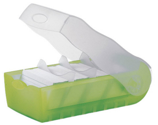 HAN Karteibox Croco A8 5.20 grün 9.7x6.7x19.1cm