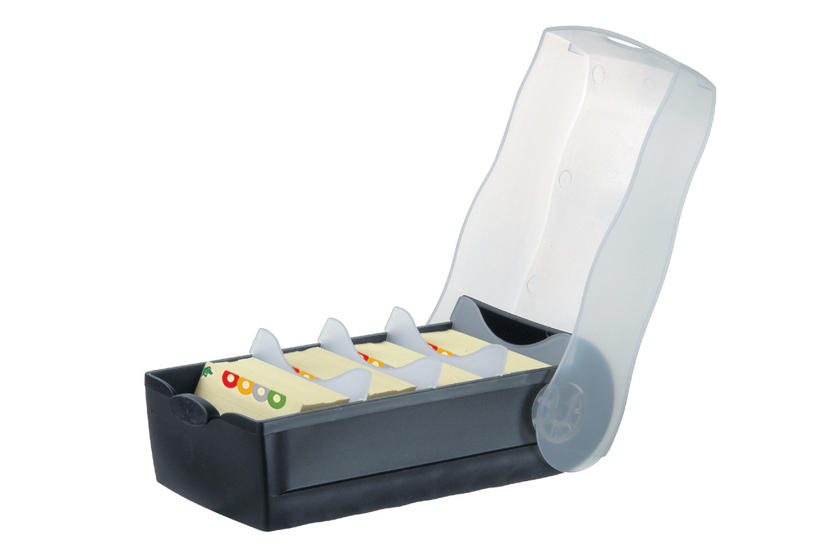 HAN-5.20-4012473998025 HAN Karteibox Croco A8 5.20 schwarz 9.7x6.7x19.1cm – Hochwertig & günstig bei ShopDeca