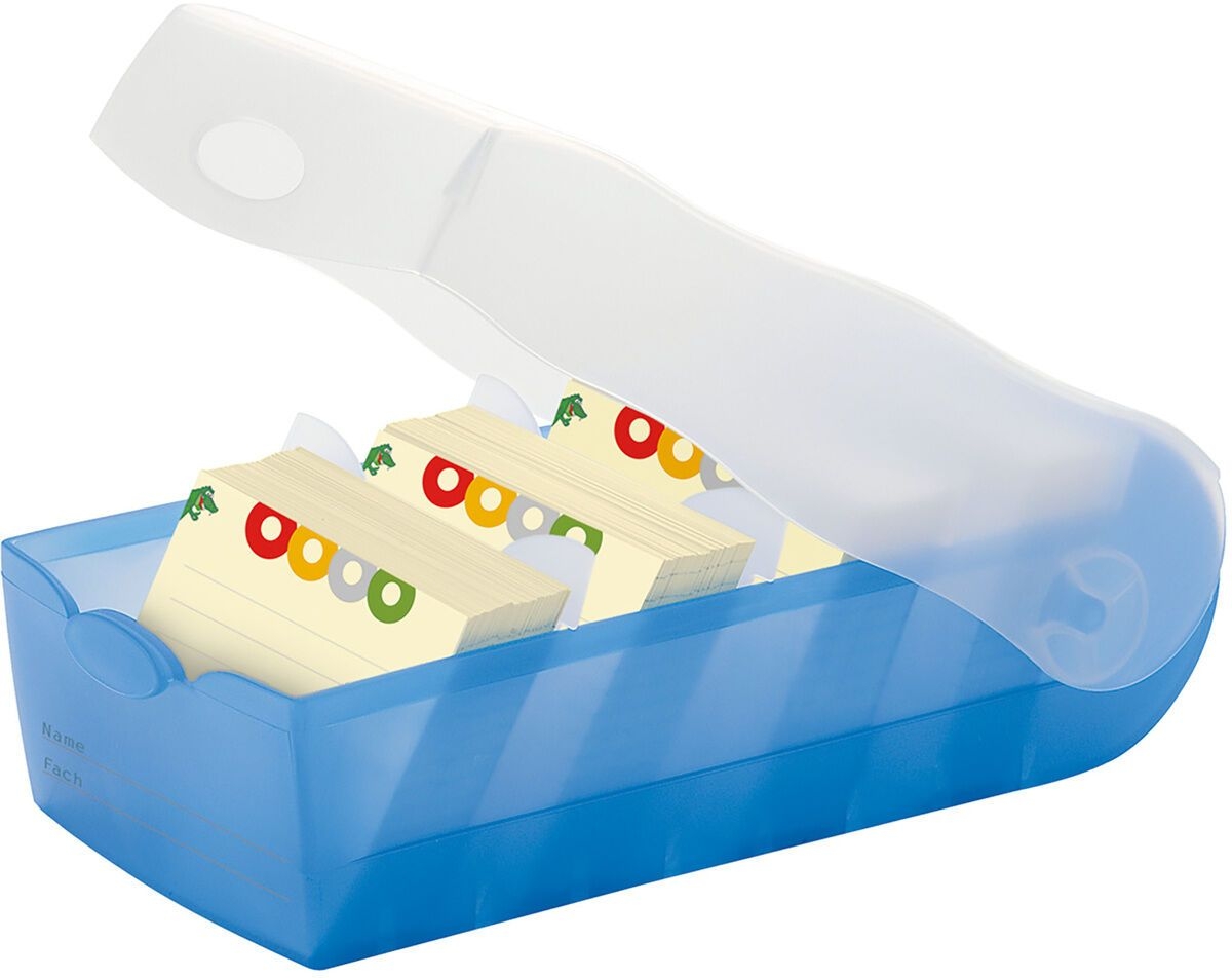 HAN-5.20-4012473998032 HAN Karteibox Croco A8 5.20 blau 9.7x6.7x19.1cm – Hochwertig & günstig bei ShopDeca