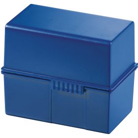 HAN Karteibox A6 5.45 blau für 400 Karten