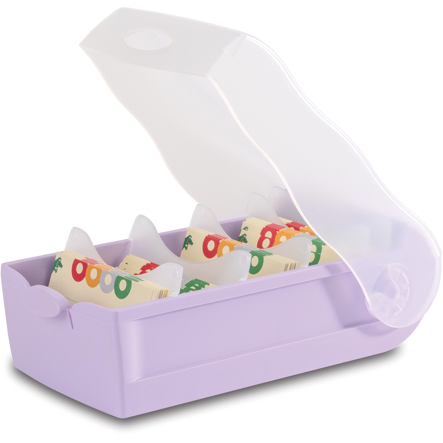 HAN-7.40-4012473121225 HAN Karteibox Croco A7 7.40 pastelllila 12.1x8.5x24.6cm – Hochwertig & günstig bei ShopDeca