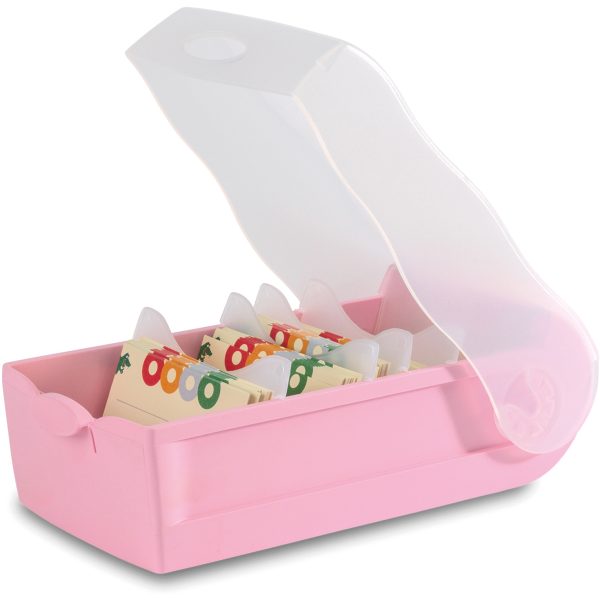 HAN Karteibox Croco A7 997-886 pastellrosa 12.1x8.5x24.6cm